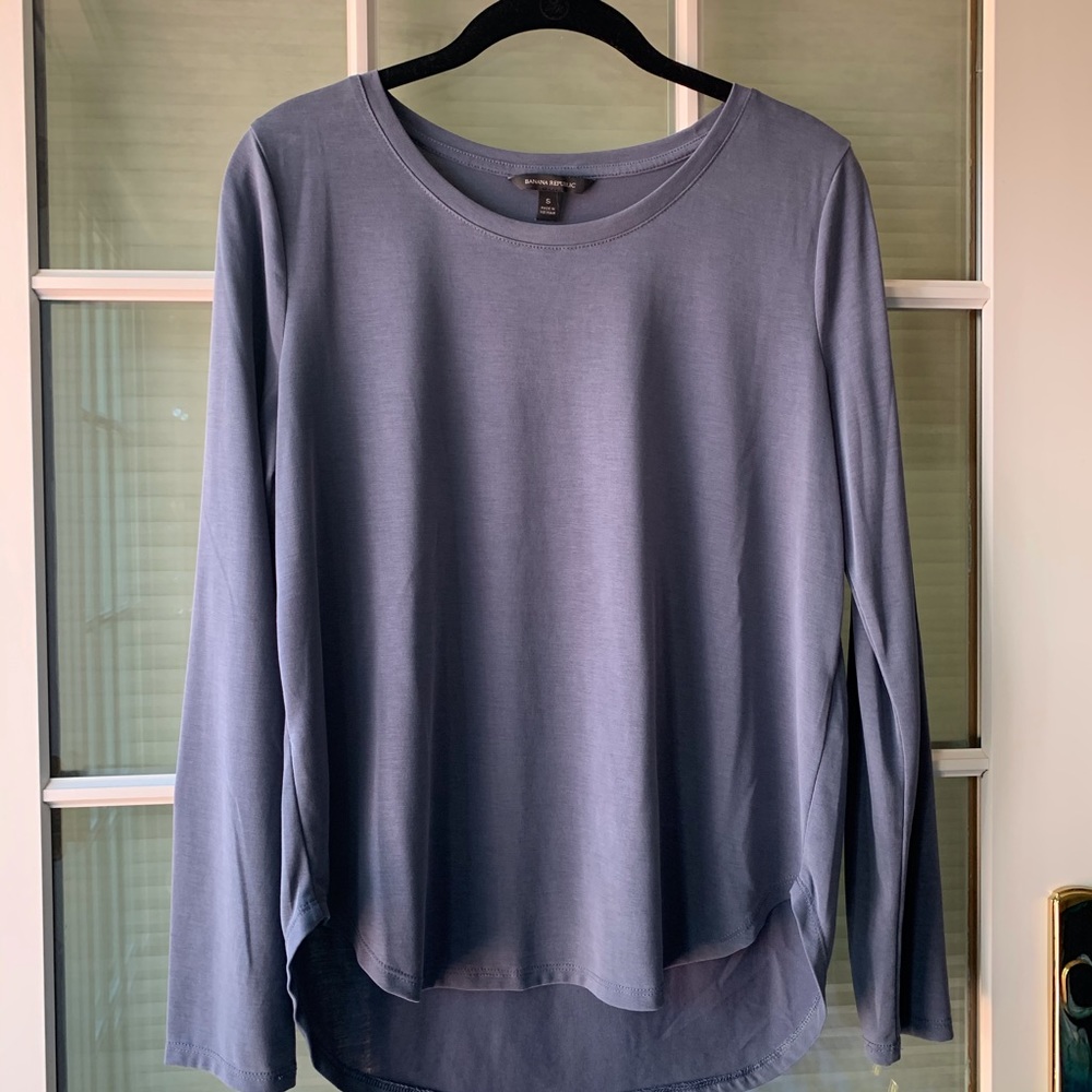 BANANA REPUBLIC LS Luxe Tee